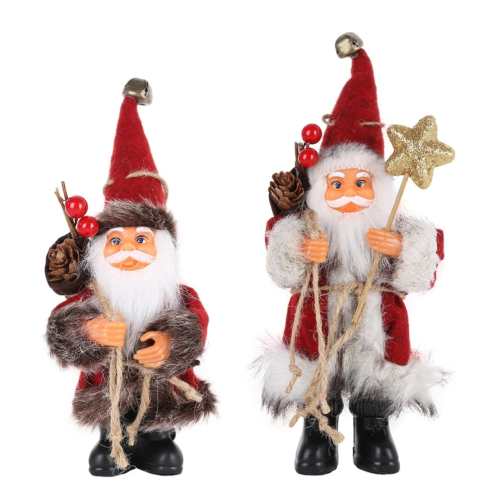 1PC Santa Claus Doll Decoration Christmas Pendant Happy Christmas Tree Decoration Home Children's Gift Noel Gift Natal