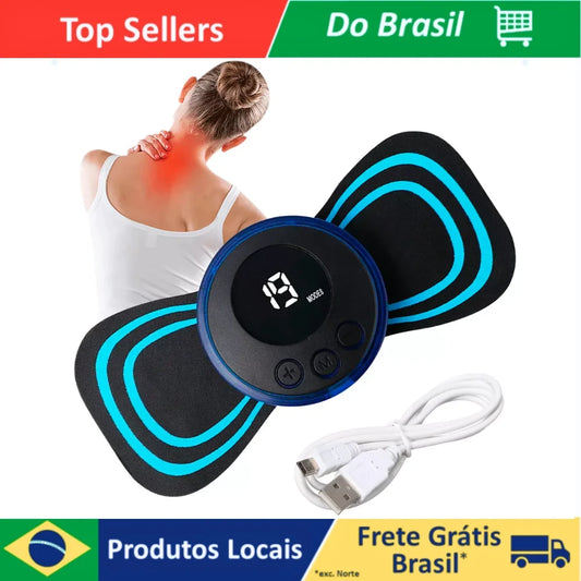 Massageador Portátil Aparelho De Fisioterapia Pernas Pescoço Cor Aparelho Fisioterápico de Massagem 110V/220VMassageador Portáti