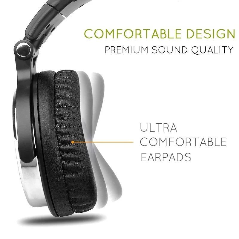 Oneodio Over Ear Headphones Hifi Studio DJ Headphone Wired Monitor Music Gaming Headset Earphone For Phone Computer PC With Mic