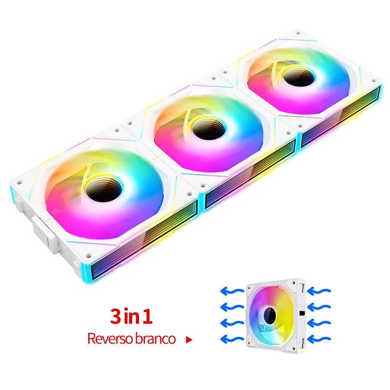 TEUCER JM-1 Ventilator computer case 120mm 3in1 800-2000rpm 12V/4pin PWM chassis noise water cooling fan