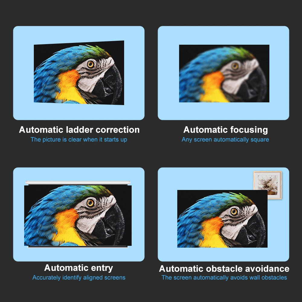 ThundeaL Portable Projector TDA7W Android 13 WiFi for 2K 4K Full HD 1080P 3D Projetor Home Cinema Video Beam Projector 2G 32G