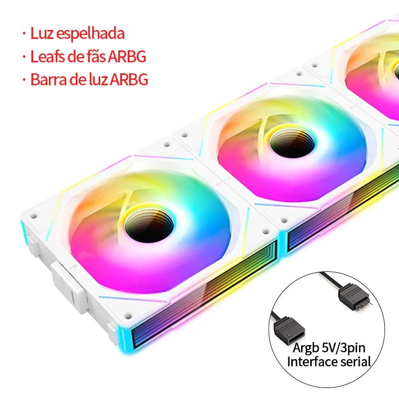 TEUCER JM-1 Ventilator computer case 120mm 3in1 800-2000rpm 12V/4pin PWM chassis noise water cooling fan