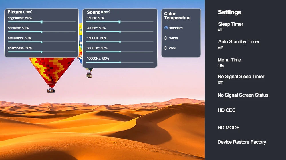 ThundeaL Portable Projector TDA7W Android 13 WiFi for 2K 4K Full HD 1080P 3D Projetor Home Cinema Video Beam Projector 2G 32G
