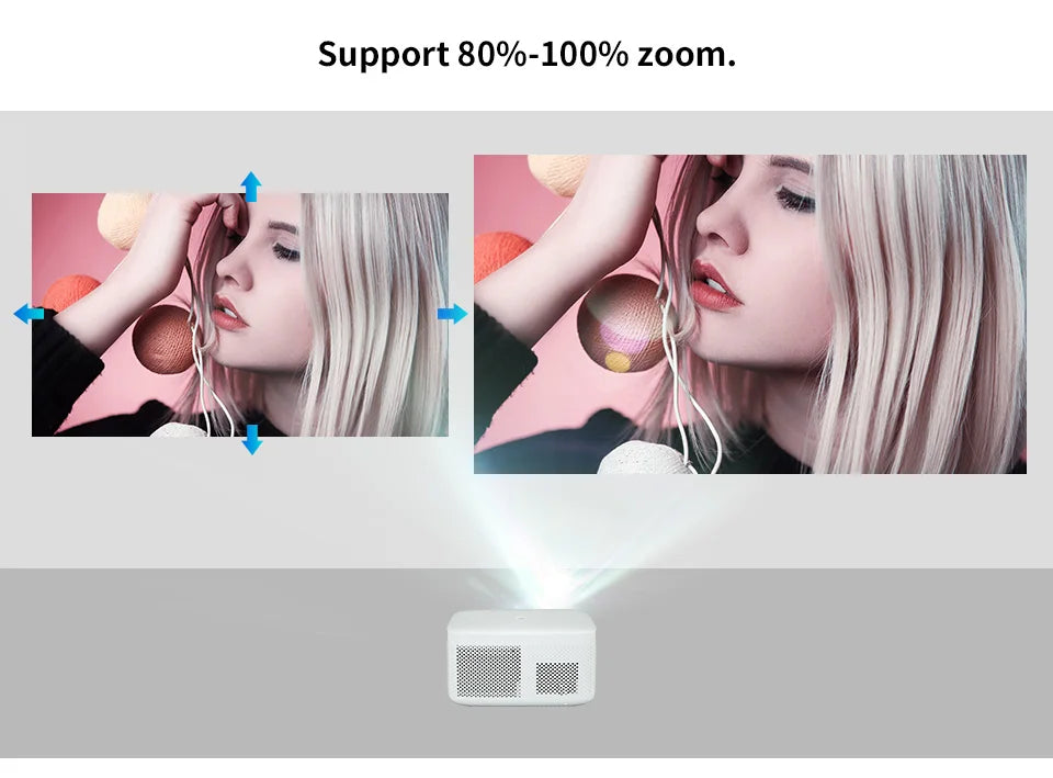 WZATCO A20 Digital Focus 32GB Smart Android WIFI Full HD 1920*1080P LED Projector Video Proyector Home Theater Cinema LCD Beamer