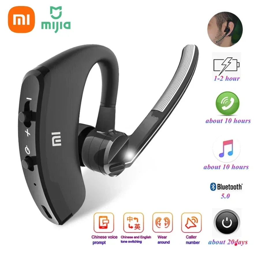 Xiaomi Business Wireless Single Ear Bluetooth 5.3 Earphones V8 TWS In Ear HiFi Mini Hands Free Car Call Earphones