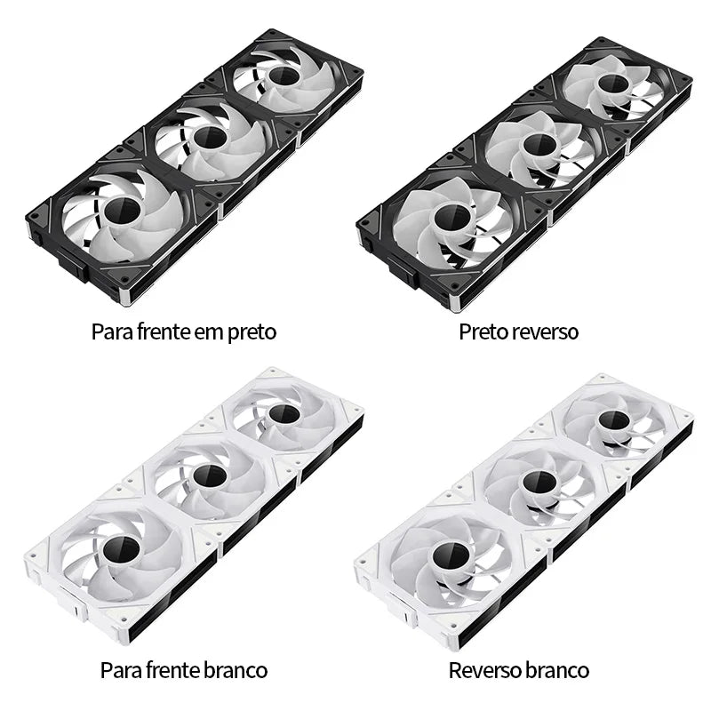 TEUCER JM-1 Ventilator computer case 120mm 3in1 800-2000rpm 12V/4pin PWM chassis noise water cooling fan