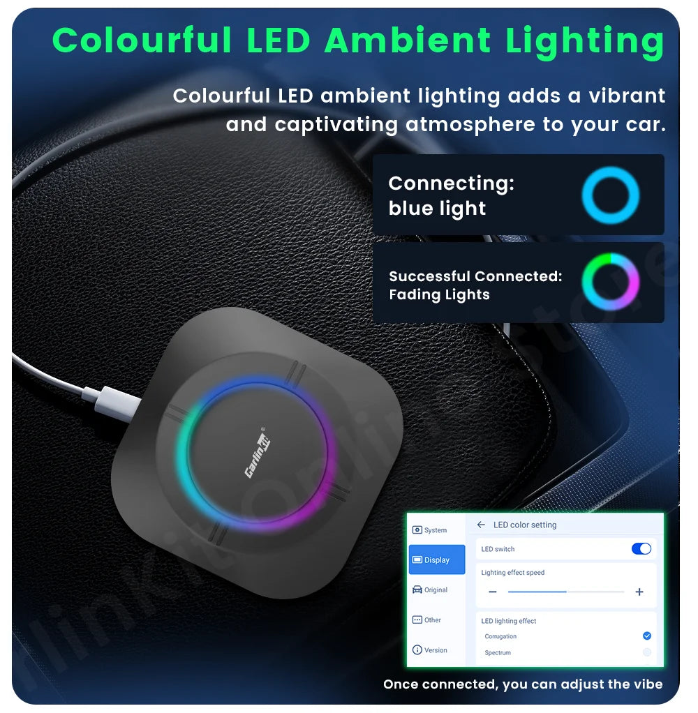 Carlinkit S2 SM6115 Android 13 Tv Box 8 Core Carplay Android auto Wireless Support Youtube Netfilx IPTV Spotify Wifi bluetooth