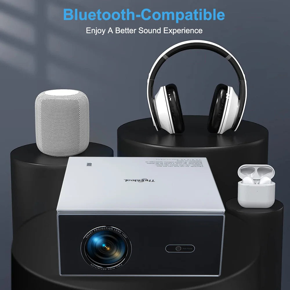 ThundeaL Portable Projector TDA7W Android 13 WiFi for 2K 4K Full HD 1080P 3D Projetor Home Cinema Video Beam Projector 2G 32G