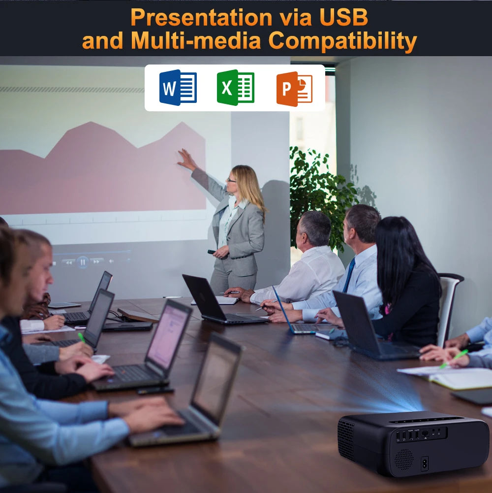 ThundeaL Projector Full Auto HD 1080P WiFi 6 Android TD97 Pro TD97Pro Projector Video Home Movie IOS Smart Phone 3D TV Proyector