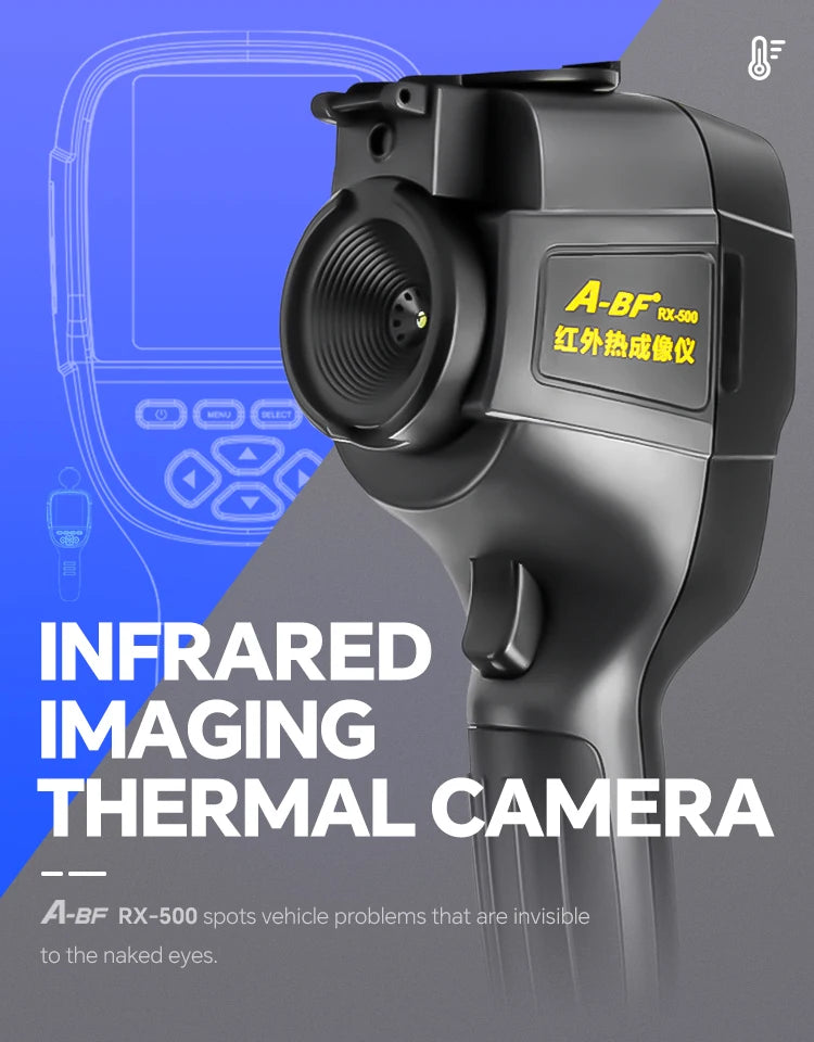 A-BF RX-500 Infrared Thermal Imager 256*192 Digital Thermal Imaging Camera Real Time Live Infrared Thermometer