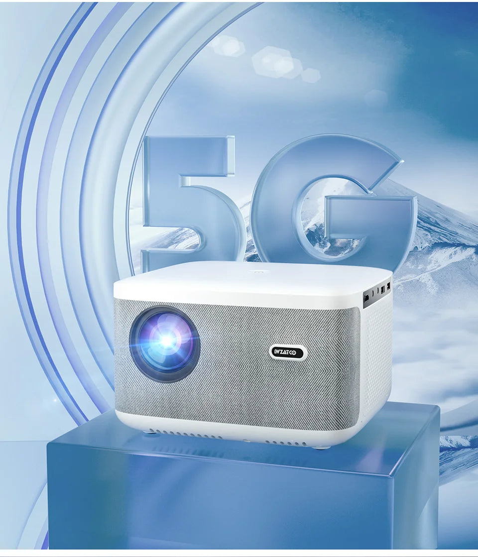 WZATCO A20 Digital Focus 32GB Smart Android WIFI Full HD 1920*1080P LED Projector Video Proyector Home Theater Cinema LCD Beamer