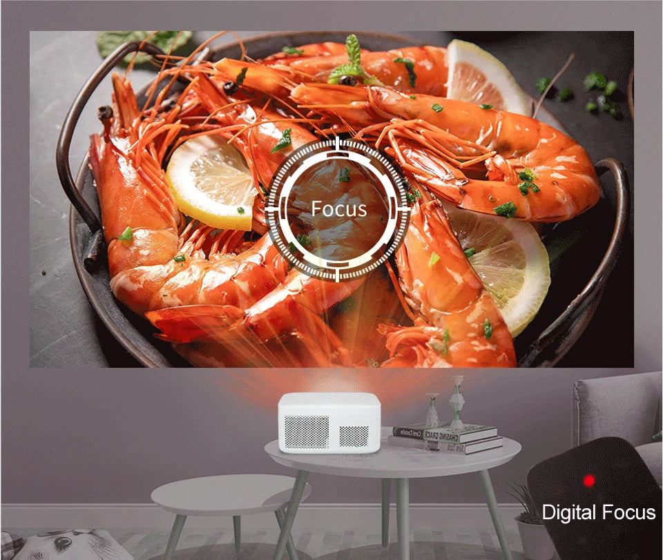 WZATCO A20 Digital Focus 32GB Smart Android WIFI Full HD 1920*1080P LED Projector Video Proyector Home Theater Cinema LCD Beamer