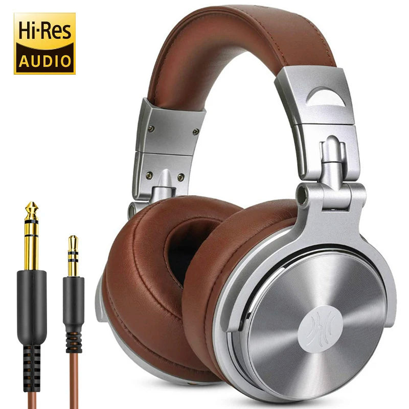 Oneodio Wired Headphones Professional Studio Pro 10/30/50 DJ Headphones With Microphone Over Ear HiFi Hi-Res Monitor Headset