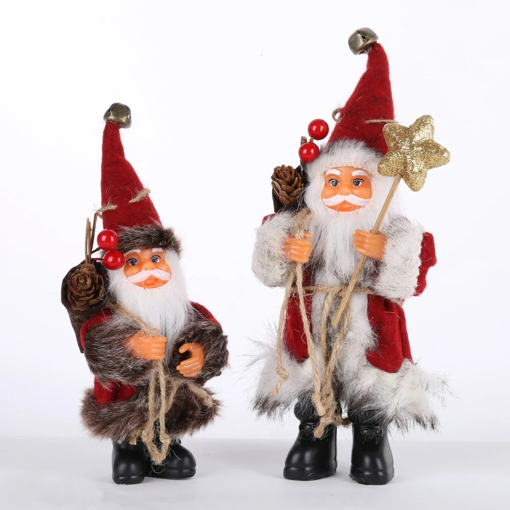 1PC Santa Claus Doll Decoration Christmas Pendant Happy Christmas Tree Decoration Home Children's Gift Noel Gift Natal