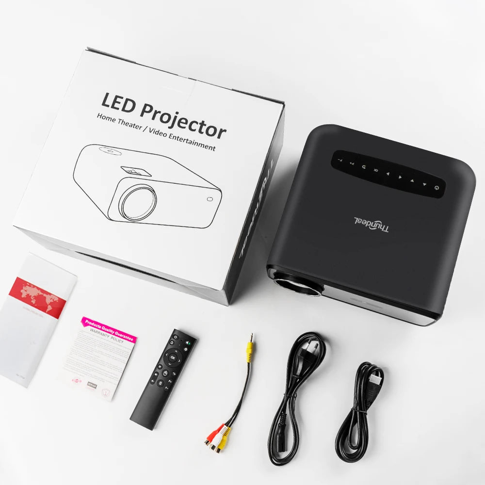 ThundeaL Projector Full Auto HD 1080P WiFi 6 Android TD97 Pro TD97Pro Projector Video Home Movie IOS Smart Phone 3D TV Proyector