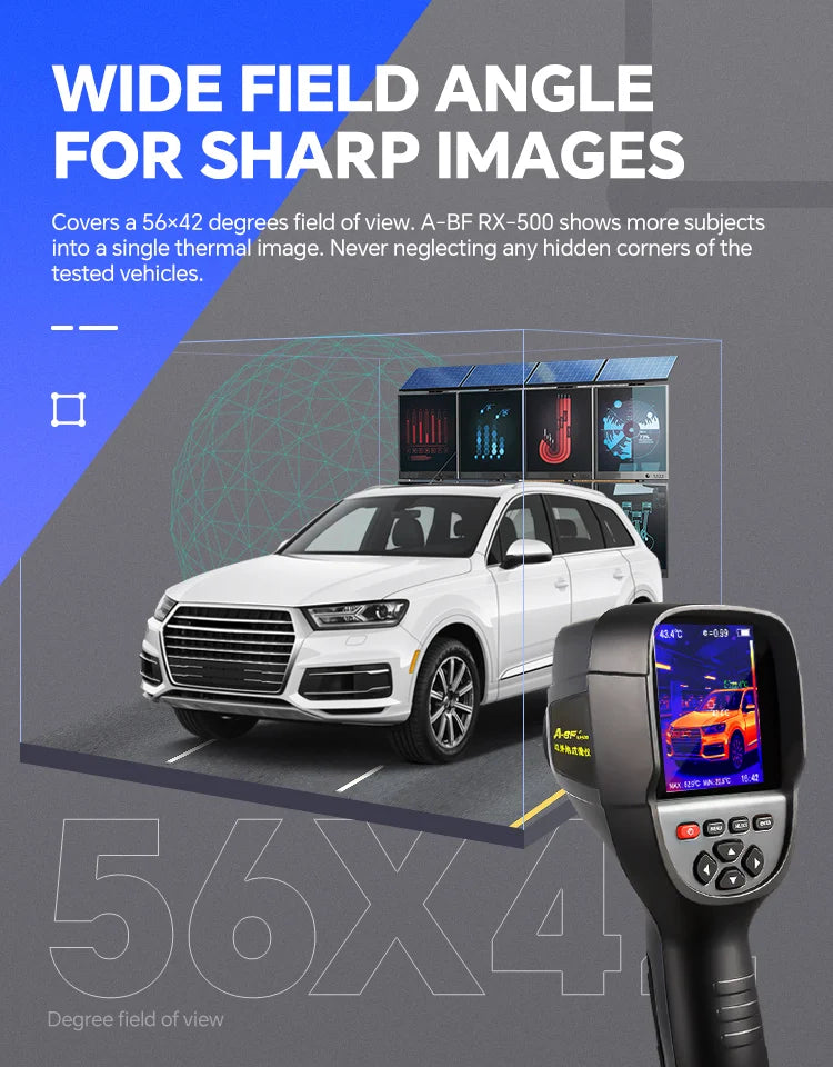 A-BF RX-500 Infrared Thermal Imager 256*192 Digital Thermal Imaging Camera Real Time Live Infrared Thermometer