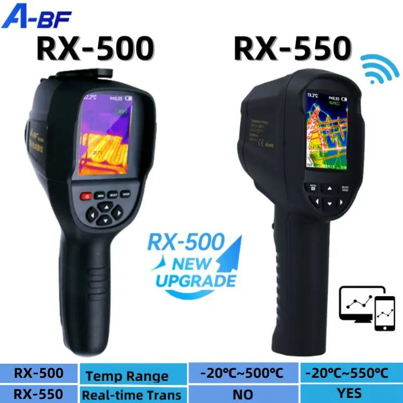 A-BF RX-500 Infrared Thermal Imager 256*192 Digital Thermal Imaging Camera Real Time Live Infrared Thermometer