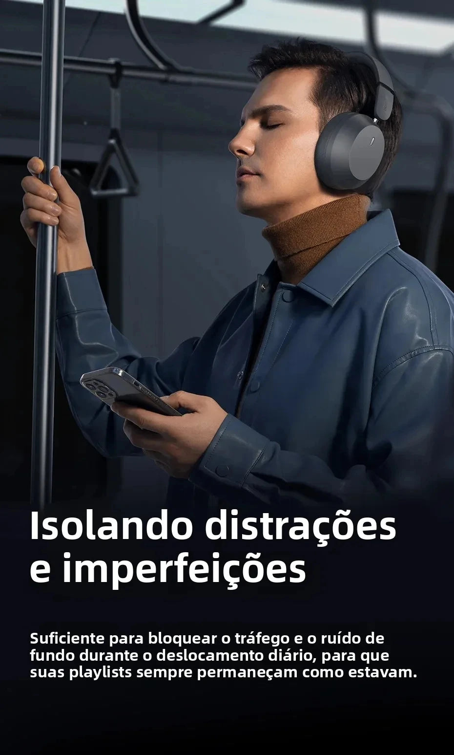 Baseus Bass 35 Max Bluetooth 5.3 Wireless Headphones 40 mm Bass Enhancement Diaphragm 50H