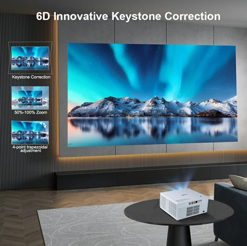 ThundeaL Portable Projector TDA7W Android 13 WiFi for 2K 4K Full HD 1080P 3D Projetor Home Cinema Video Beam Projector 2G 32G