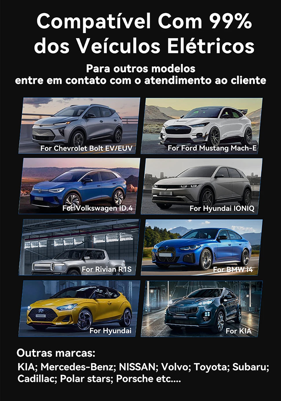 TAYNIU Electric Car Charger 3.5KW 7KW with APP Portable EV Charger Type 2 16A 80V-260V BR Plug Charging Cable 5M for all EVs