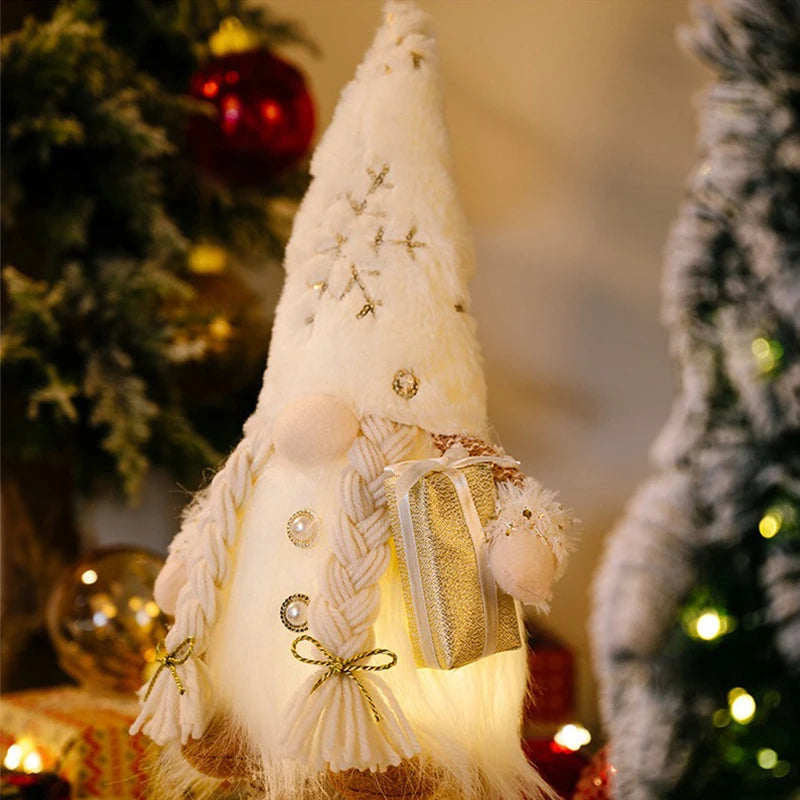 Gnome Christmas Faceless Plush Doll 2025 Christmas Decorations For Home Christmas Ornament Xmas Navidad Natal New Year