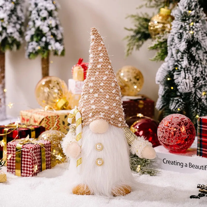 Gnome Christmas Faceless Plush Doll 2025 Christmas Decorations For Home Christmas Ornament Xmas Navidad Natal New Year