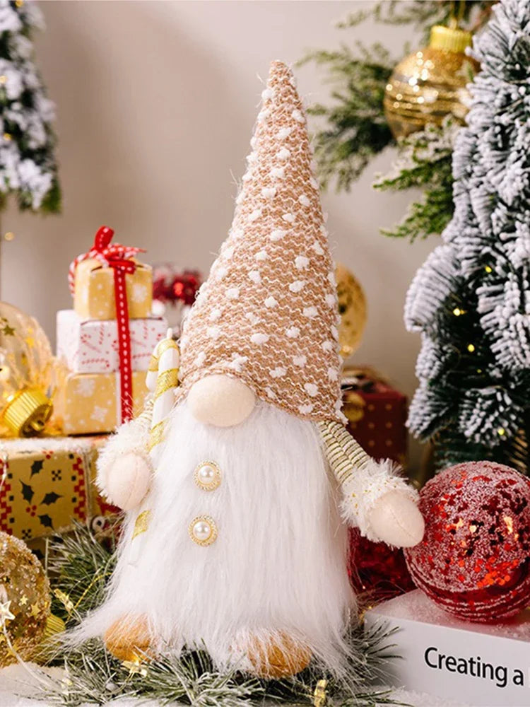 Gnome Christmas Faceless Plush Doll 2025 Christmas Decorations For Home Christmas Ornament Xmas Navidad Natal New Year
