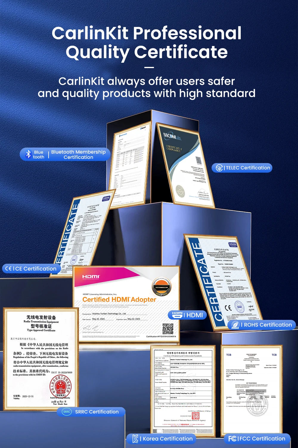 CarlinKit 5.0 Portable Wireless Android Auto & CarPlay Dongle Smart Car AI Box Online Upgrade Plug & Play Android Auto Adapter