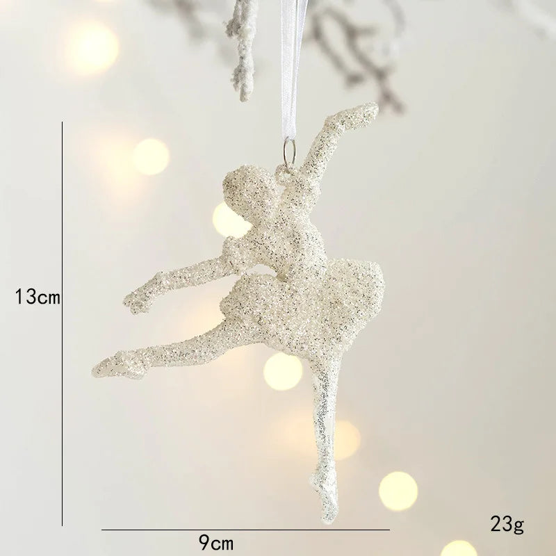 Christmas Tree Hanging Pendant Christmas  Decoration Pendant Xmas Deer Angel Girl Pentacle Pendant Merry Christmas 2023 natal