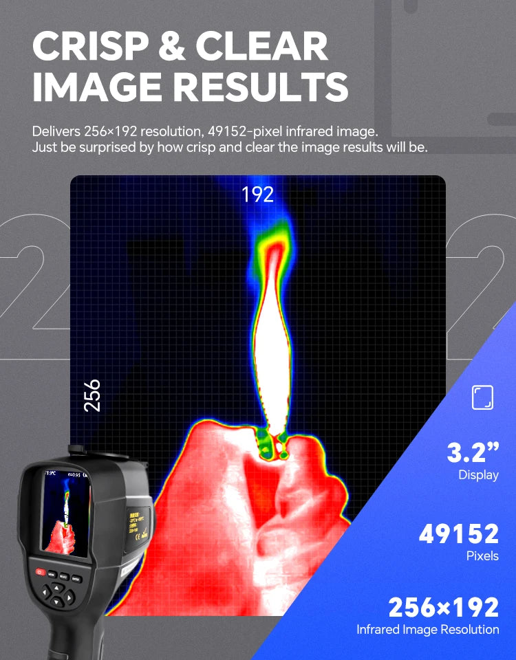 A-BF RX-500 Infrared Thermal Imager 256*192 Digital Thermal Imaging Camera Real Time Live Infrared Thermometer