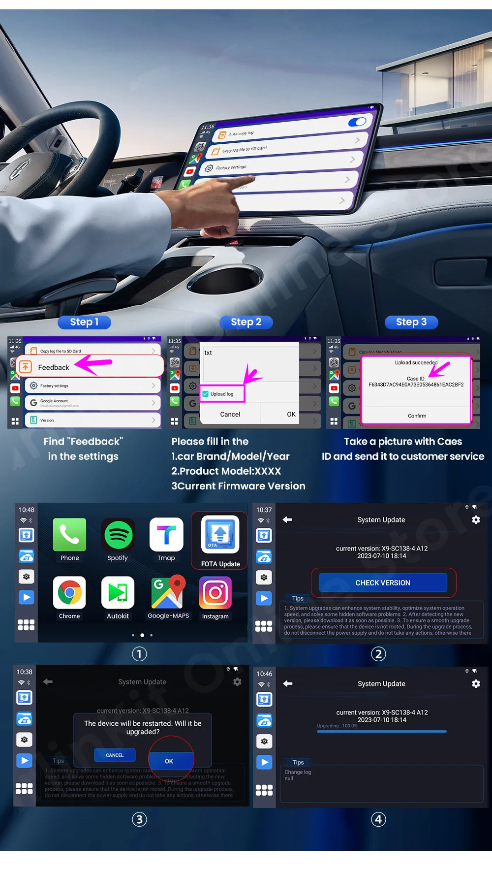 Carlinkit S2 SM6115 Android 13 Tv Box 8 Core Carplay Android auto Wireless Support Youtube Netfilx IPTV Spotify Wifi bluetooth