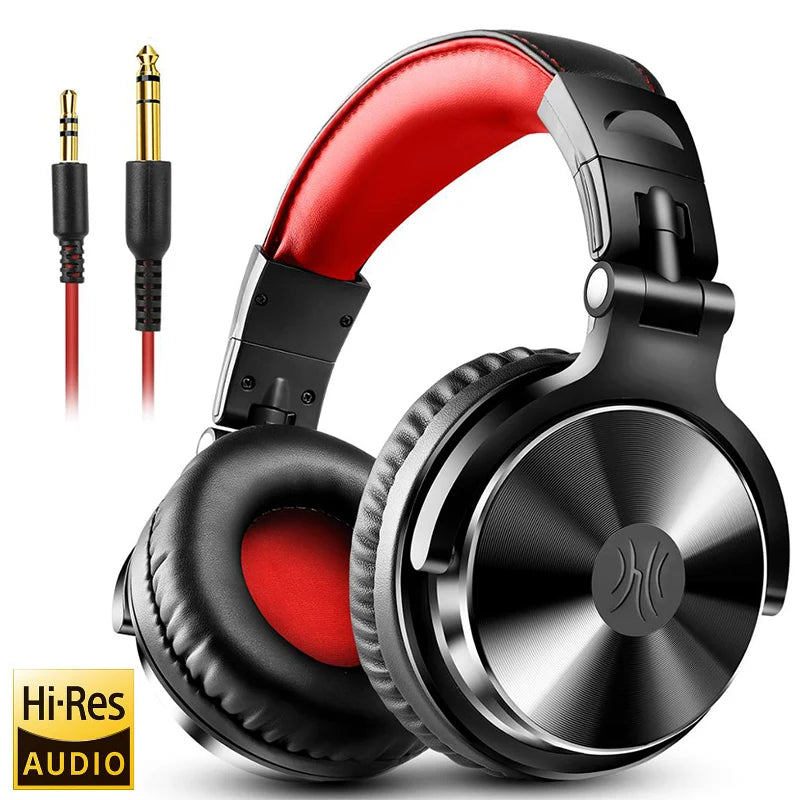 Oneodio Over Ear Headphones Hifi Studio DJ Headphone Wired Monitor Music Gaming Headset Earphone For Phone Computer PC With Mic