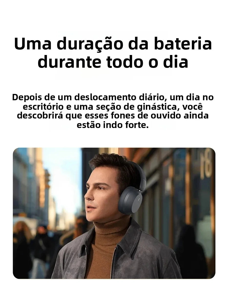 Baseus Bass 35 Max Bluetooth 5.3 Wireless Headphones 40 mm Bass Enhancement Diaphragm 50H