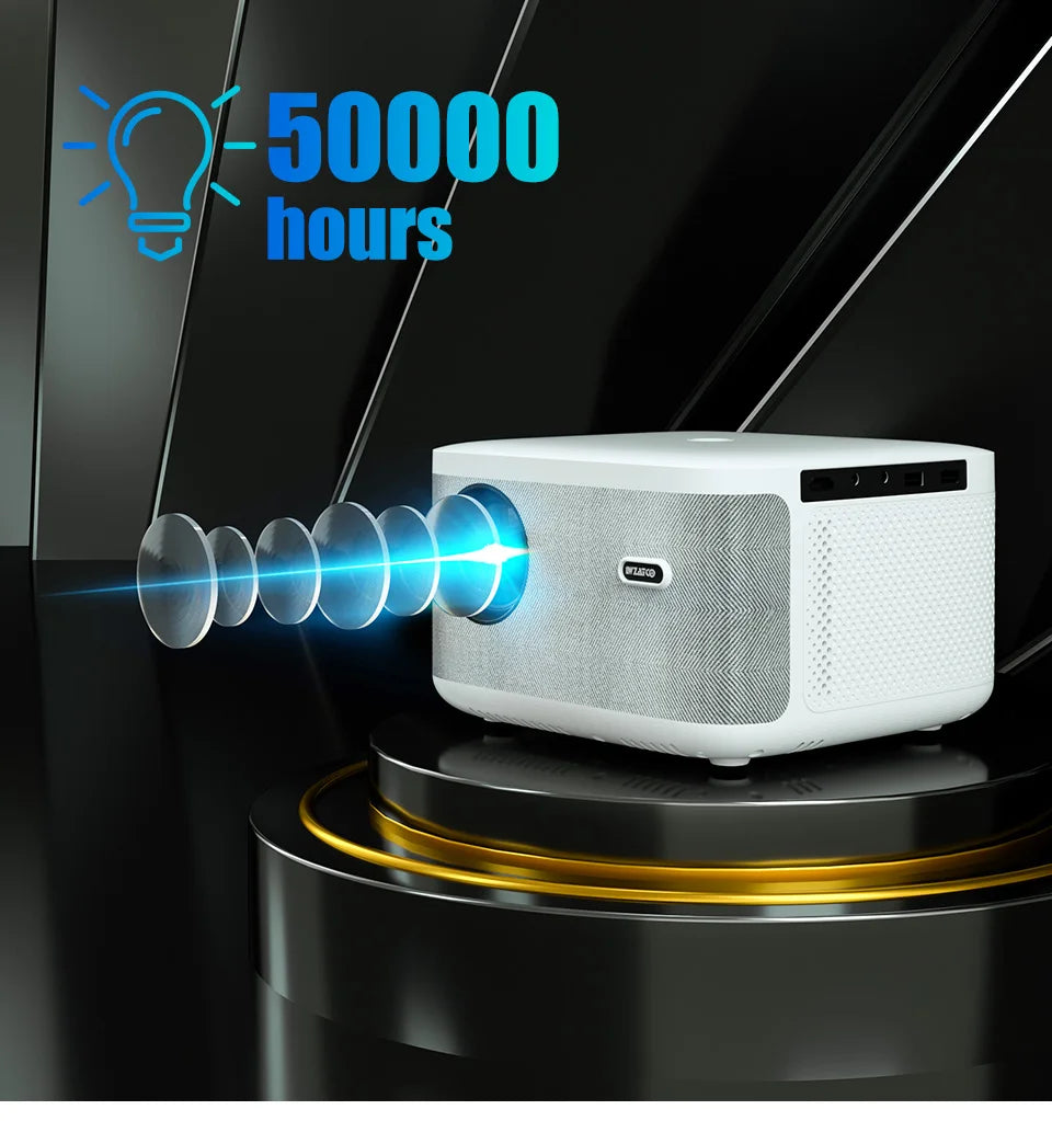 WZATCO A20 Digital Focus 32GB Smart Android WIFI Full HD 1920*1080P LED Projector Video Proyector Home Theater Cinema LCD Beamer