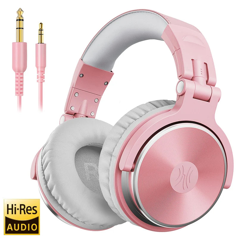 Oneodio Over Ear Headphones Hifi Studio DJ Headphone Wired Monitor Music Gaming Headset Earphone For Phone Computer PC With Mic
